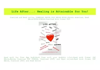 PDF) Life After... Healing is Attainable for You! EBook