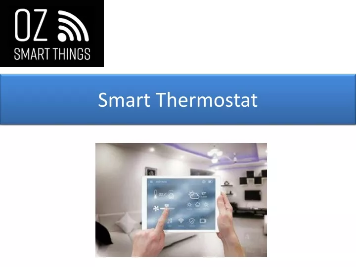 presentation on smart thermostat of home appliances