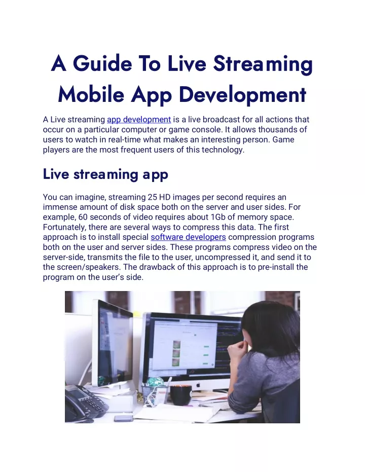 a guide to live streaming a guide to live