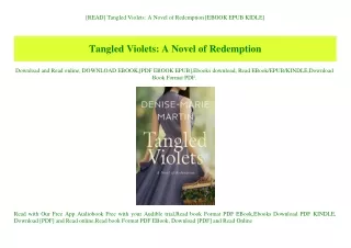 [READ] Tangled Violets A Novel of Redemption [EBOOK EPUB KIDLE]