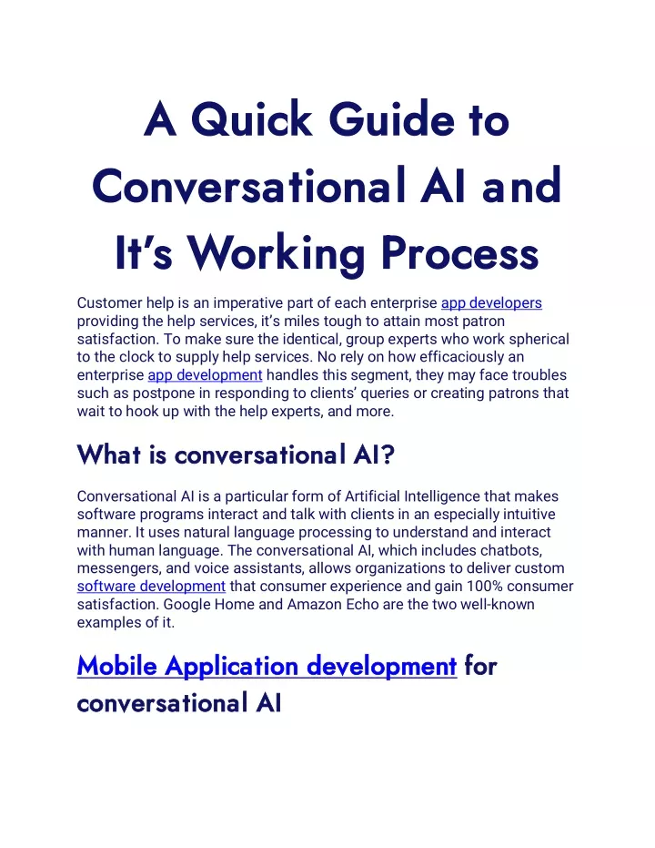 a quick guide to a quick guide to conversational