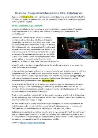 hire a hacker professional email password hacker