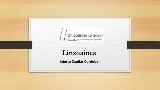 Obtenga Un Trasplante De Cabello De Córdoba De La Dr. Lourdes Linzoain