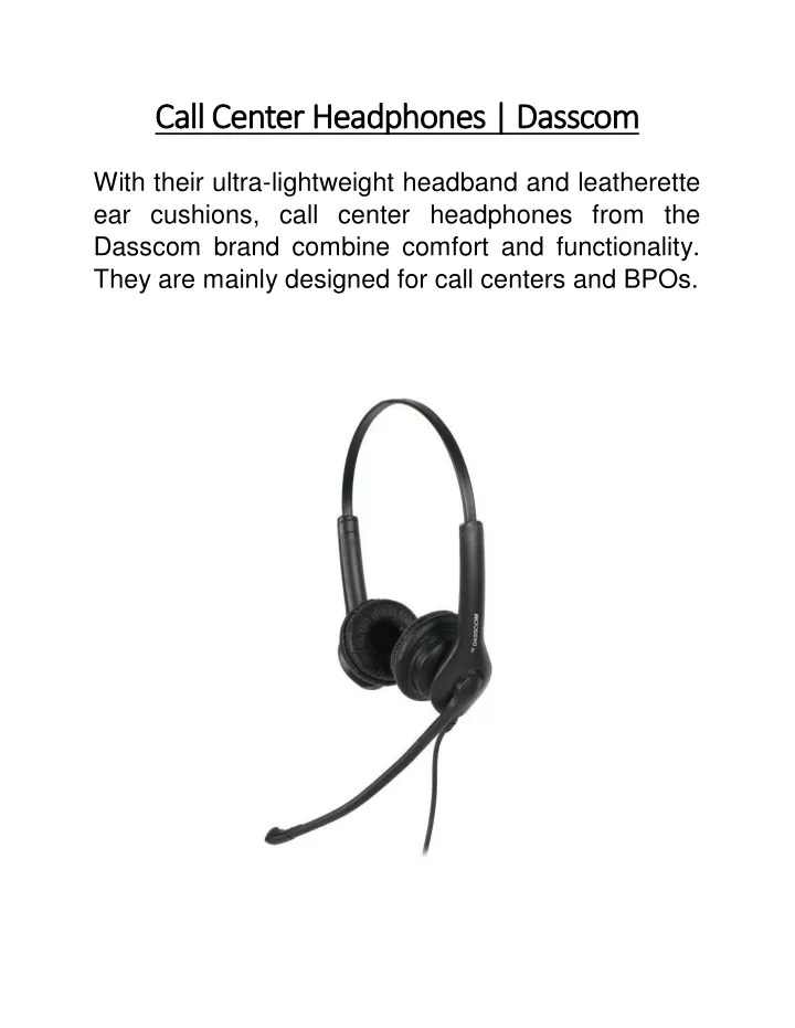 call center headphones dasscom call center