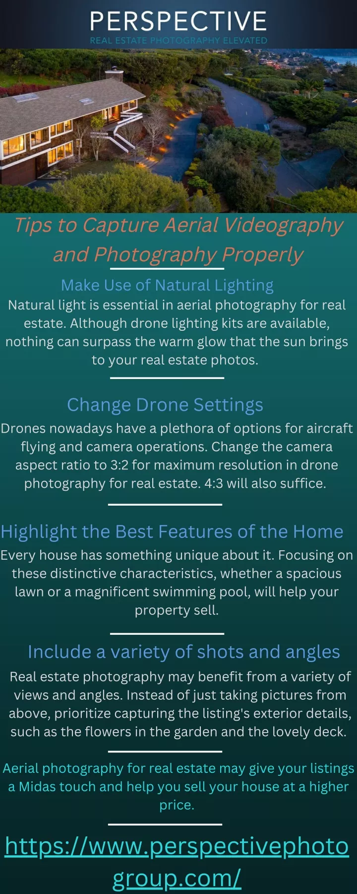 tips to capture aerial videography