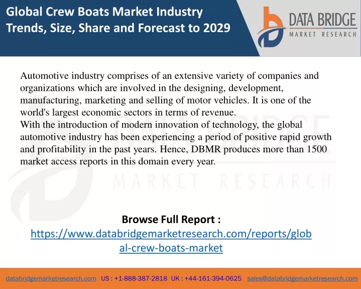 global crew boats market industry trends size