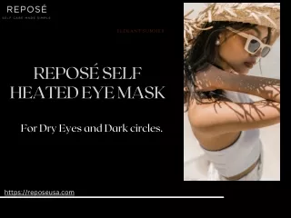 Reposé Self Heated Eye Mask
