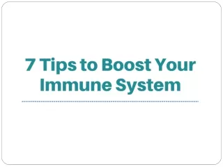 7 Tips to Boost Your Immune System - Yakult India