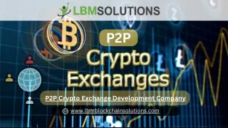 P2P Crypto Exchanges