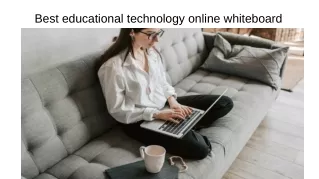 Best educational technology online whiteboard
