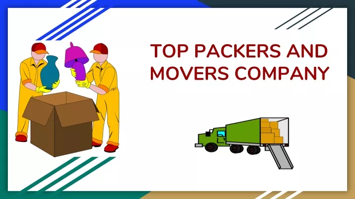 top packers and movers company