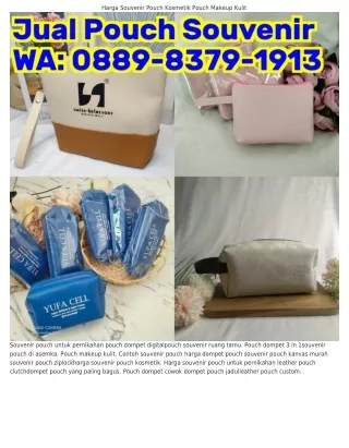 Ô889·8379·1913 (WA) Pouch Dompet Cowok Souvenir Pouch Pernikahan