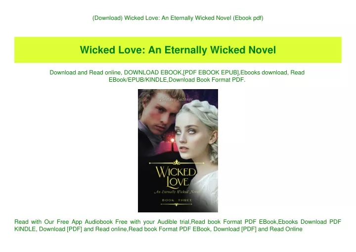 download wicked love an eternally wicked novel