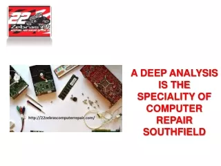 a deep analysis is the speciality of computer