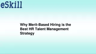 Why Merit-Based Hiring is the Best HR Talent Management Strategy