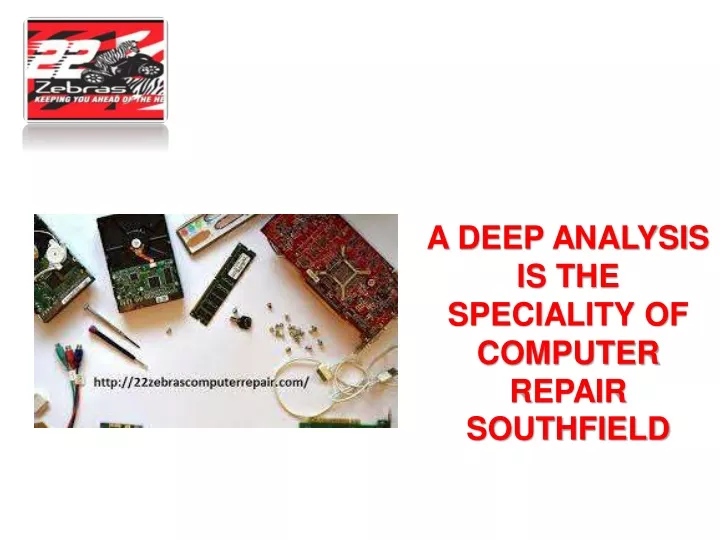 a deep analysis is the speciality of computer