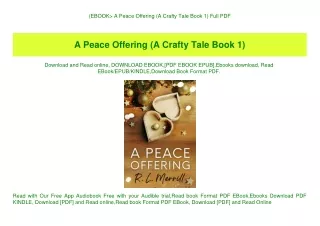 (EBOOK A Peace Offering (A Crafty Tale Book 1) Full PDF