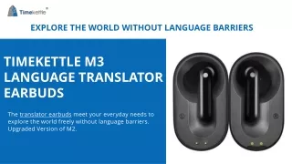 Timekettle M3 Language Translator Earbuds