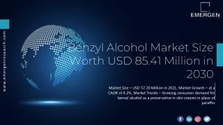 Benzyl Alcohol Market