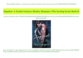 ((Read_[PDF])) Slapshot A Seattle Sockeyes Hockey Romance (The Scoring Series Book 8) [PDF EBOOK EPUB KINDLE]
