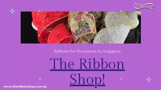 The Ribbon Shop!