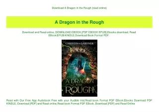download a dragon in the rough read online
