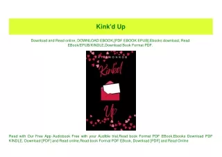 (READ-PDF!) Kink'd Up [EBOOK PDF]