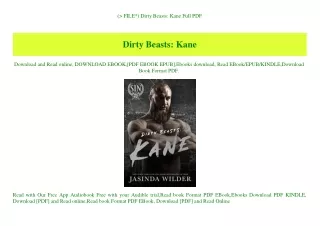 file dirty beasts kane full pdf