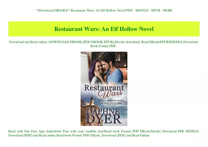 download ebook@ restaurant wars an elf hollow