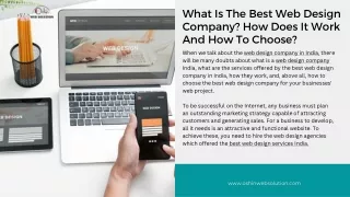 What Is The Best Web Design Company How Does It Work And How To Choose