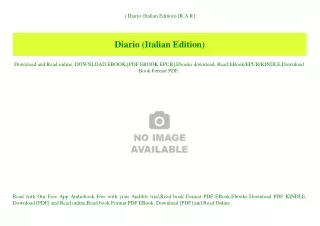 ^DOWNLOAD-PDF) Diario (Italian Edition) [R.A.R]