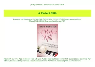[PDF] Download A Perfect Fifth in format E-PUB