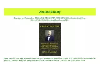 PDF) Ancient Society Online Book