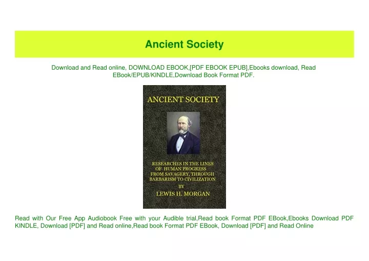 ancient society