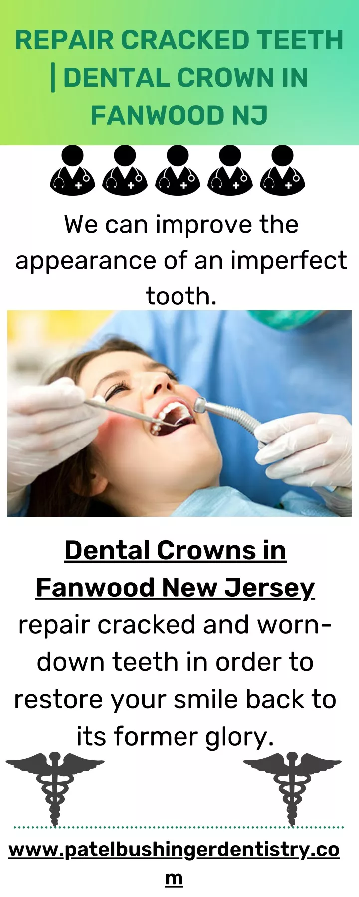 repair cracked teeth dental crown in fanwood nj