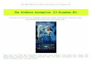 PDF READ FREE The Stubborn Accomplice (13 Kingdoms #2) (DOWNLOAD E.B.O.O.K.^)