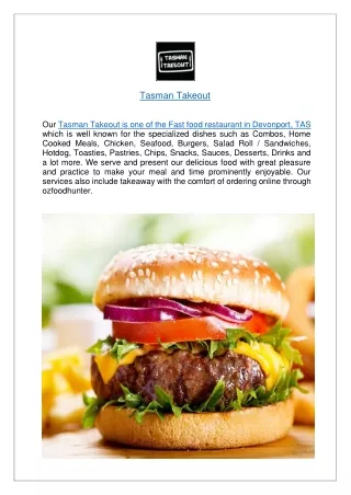 tasman takeout