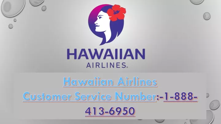 hawaiian airlines customer service number