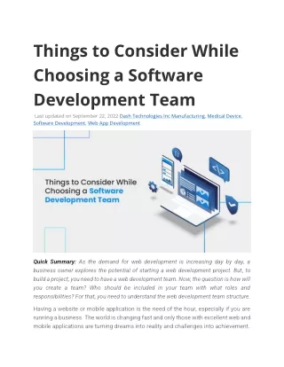 things to consider while choosing a software