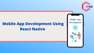 Developing mobile apps with React Native