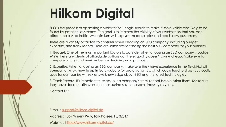 hilkom digital