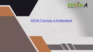 CATIA Training in Hyderabad