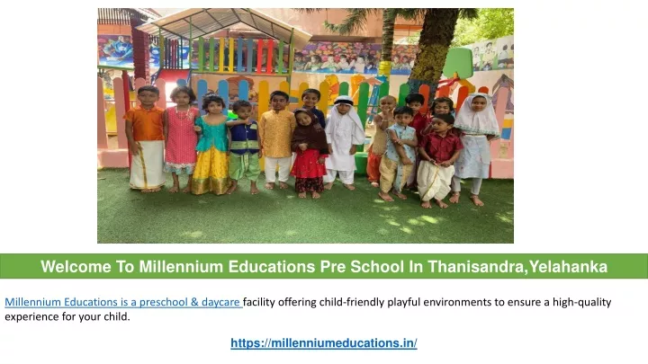 welcome to millennium educations pre school