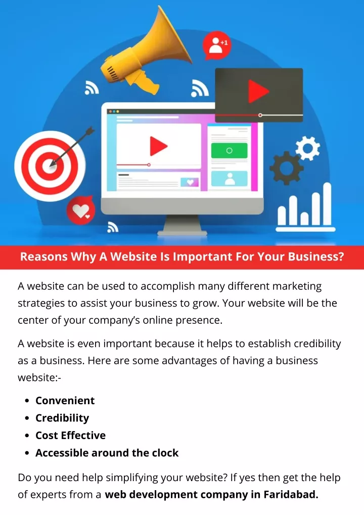 reasons why a website is important for your