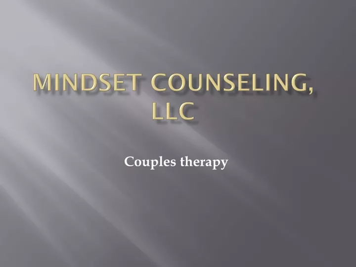 mindset counseling llc