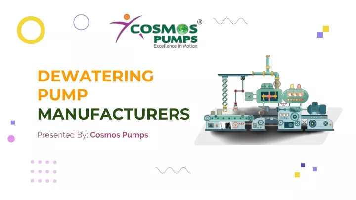 dewatering pump manufacturers