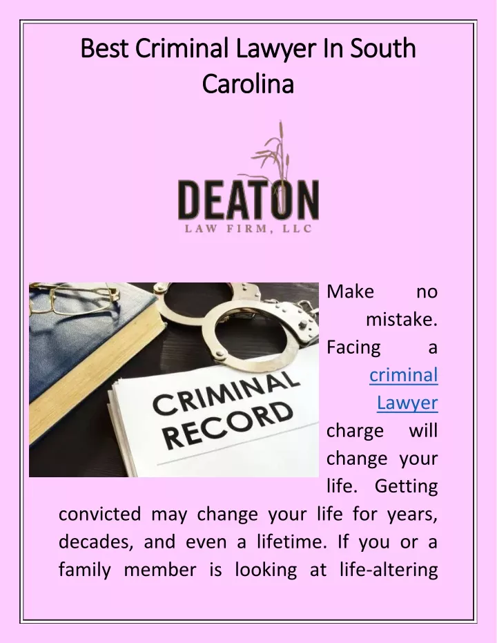 ppt-best-criminal-lawyer-in-south-carolina1-powerpoint-presentation