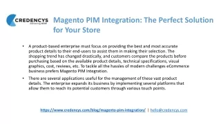 Magento PIM Integration: The Perfect Solution for Your Store