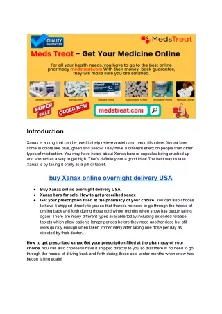 Is It Illegal To Buy Xanax Online - Online Medicine Home Delivery