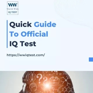 quick guide to official iq test
